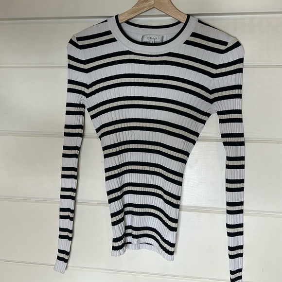 MILLY OF NEW YORK Ribbed sweater Size S - Picture 2 of 7